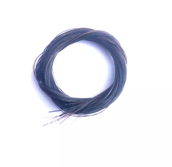 Real Horse Tail Hair - Natural Black - Needle Felting Craft Animal Whiskers - Ethically Sourced