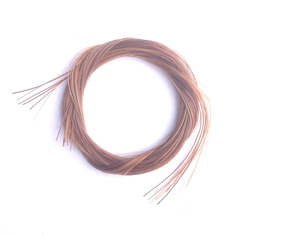 Real Horse Tail Hair - Natural Brown - Needle Felting Craft Animal Whiskers - Ethically Sourced