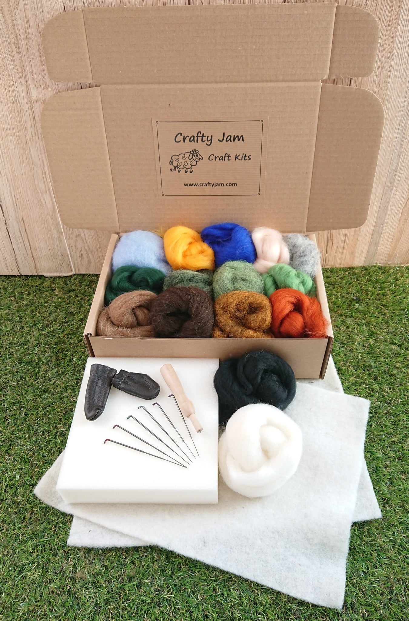 GATYZTORY Wool Painting Landscape Needle Felting Painting Wool DIY Kit Craft  Kit Felting Supplies For Adult Beginner No Finish